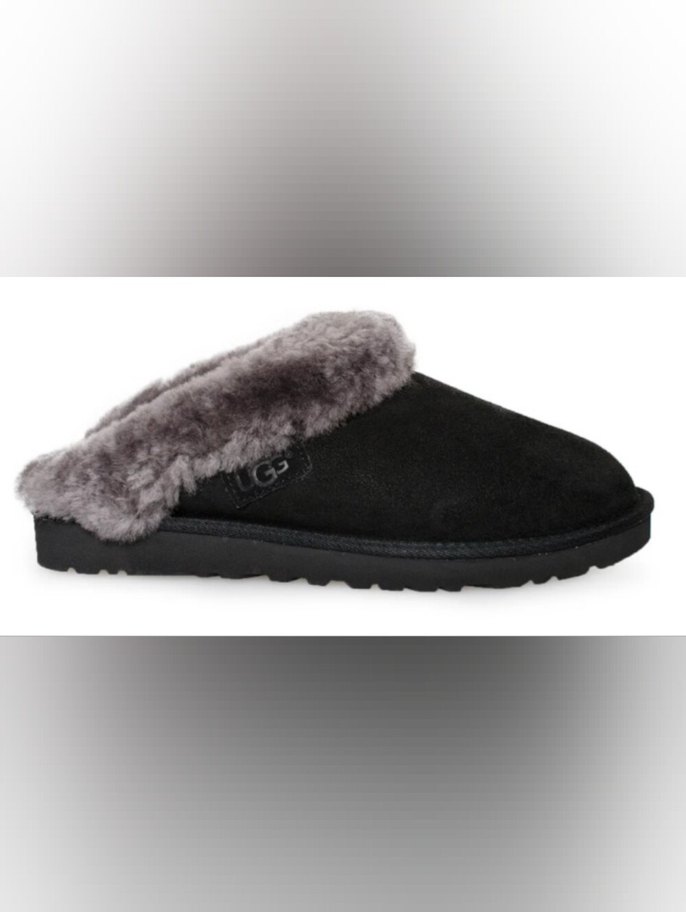 UGG Wmns Cluggette 'Black' Slip-On Clogs Size 6 MSRP $120